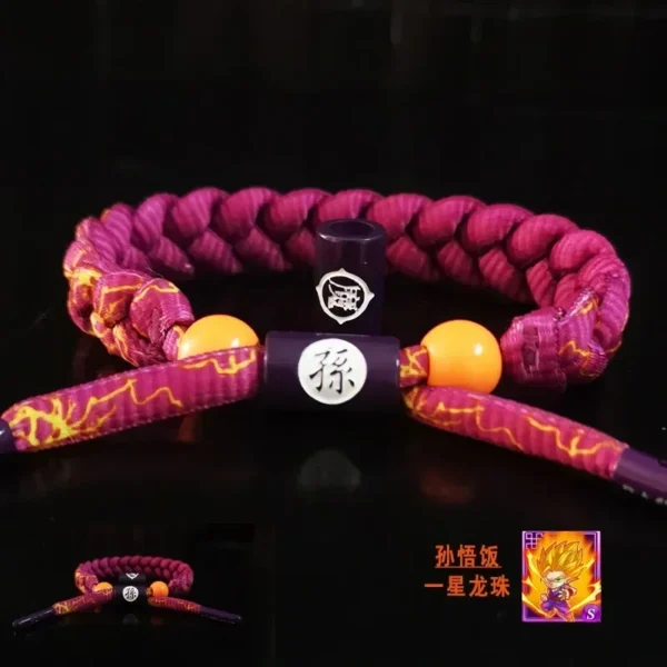Bracelet en  tissées Dragon Ball Z